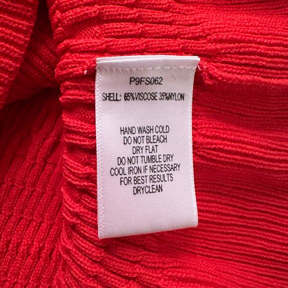 Parker red smocked cross strap tank top size XS - Picture 7 of 13